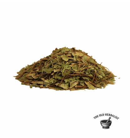 Natural birch leaf herb for infusion and wellness use.