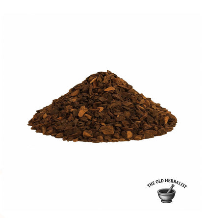 Dried walnut shell pieces for herbal tea and decoction.