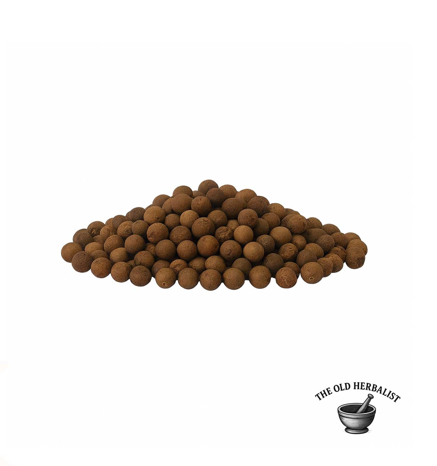 Dried allspice berries for cooking and herbal use.