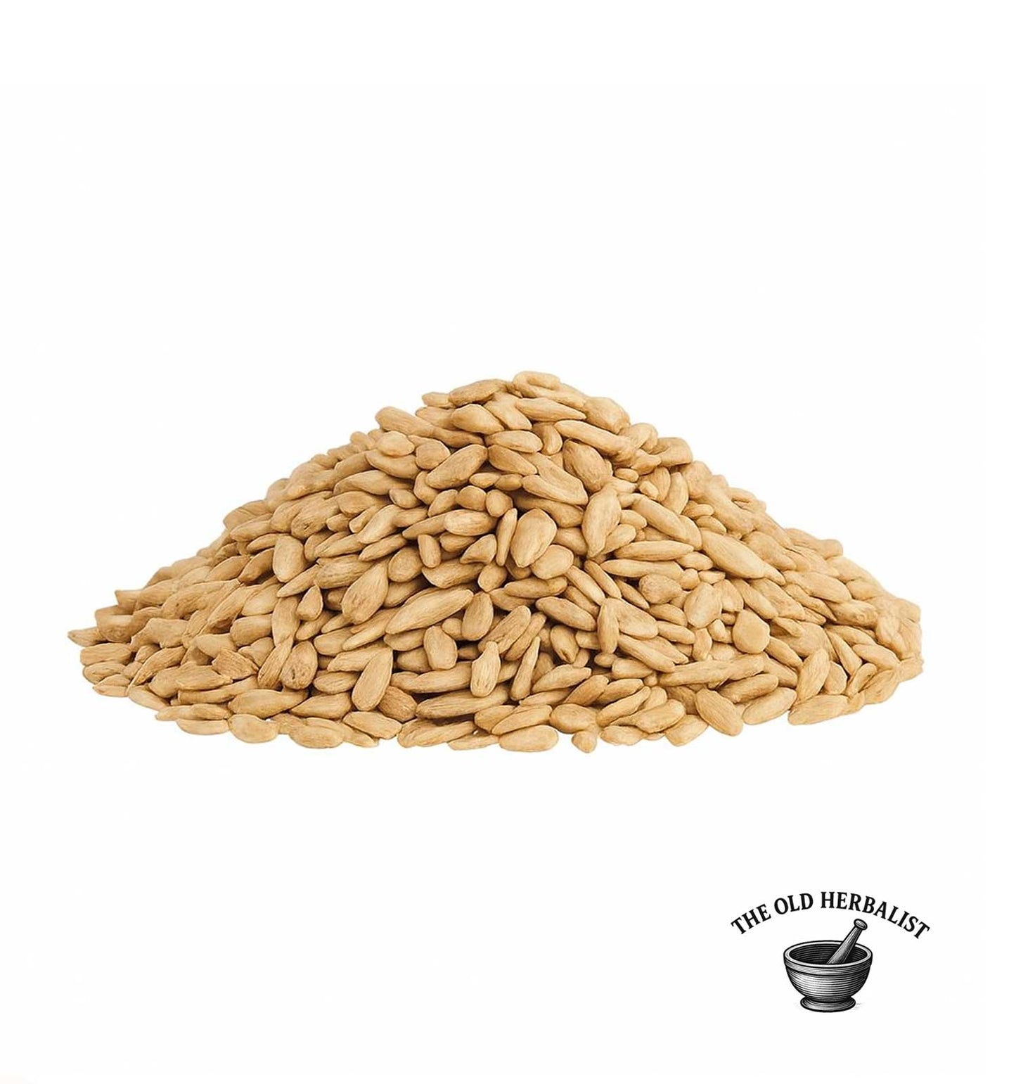 Pile of raw sunflower seeds for cooking and baking.