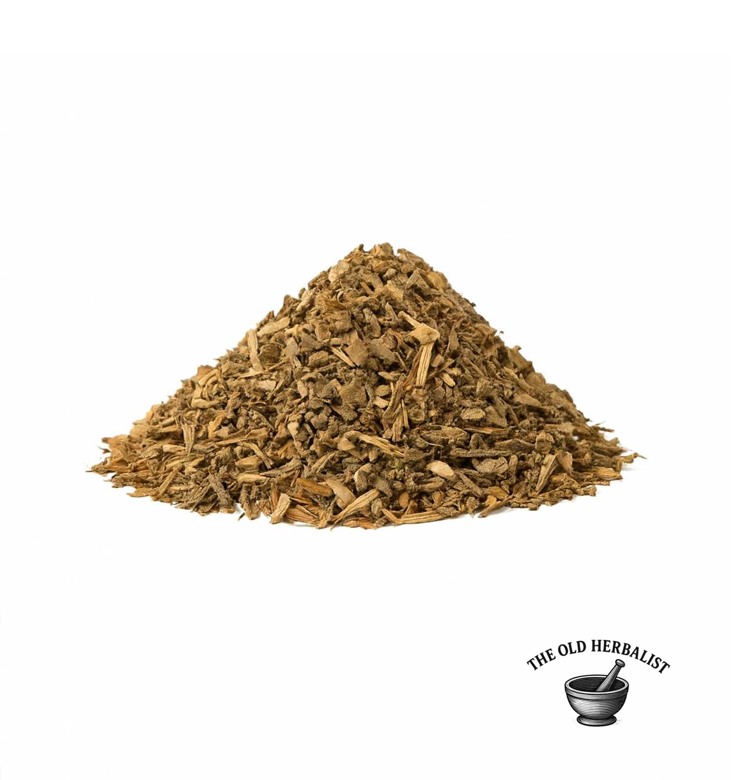 Cut horehound herb for tea and herbal preparations.