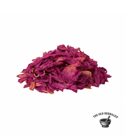Natural peony flower petals for traditional external use.