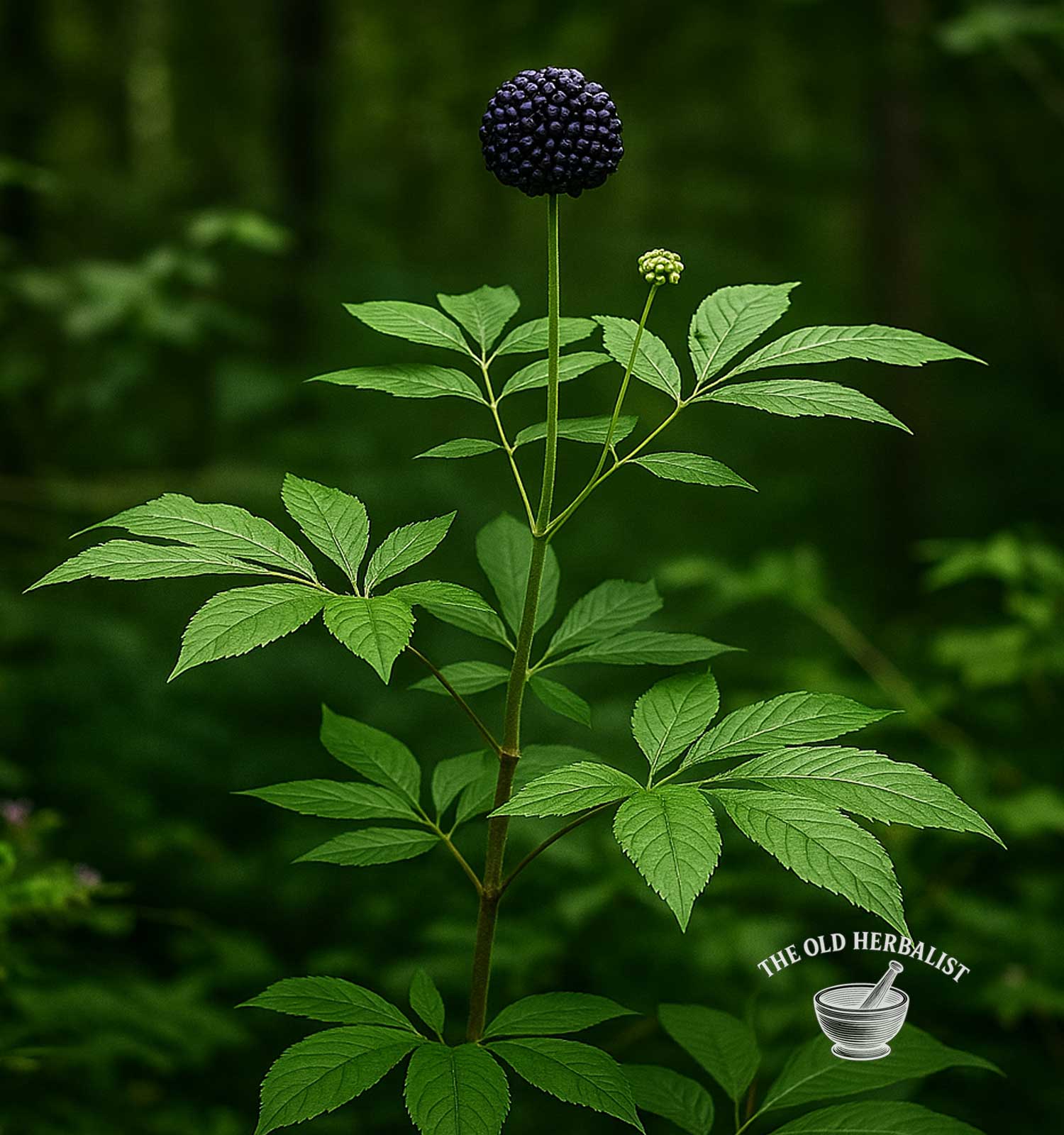 plant of Siberian ginseng 