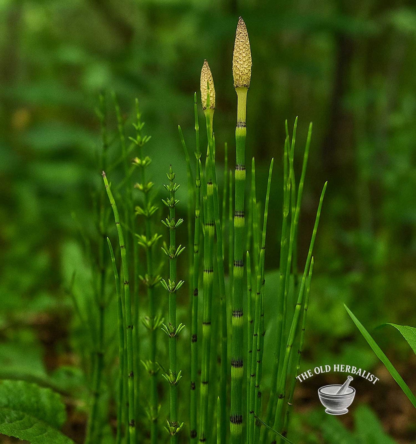 plant of Horsetail herb powder
